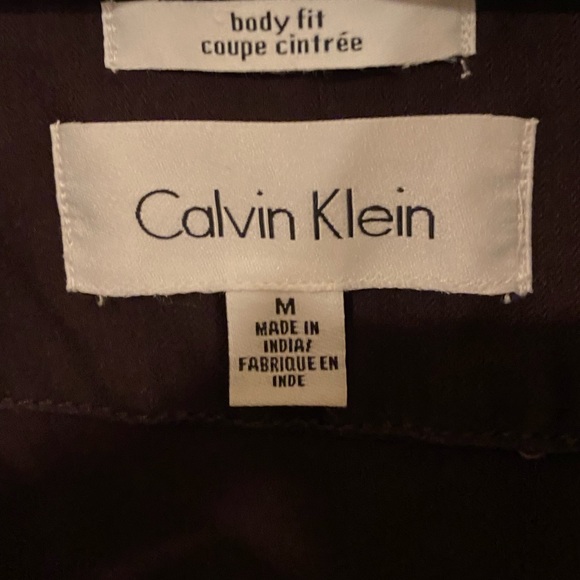 **LIKE NEW** CALVIN KLEIN Plum Jean Jacket. Size M. Unisex. - Picture 5 of 5